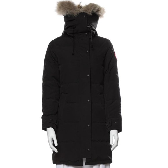Canada Goose Shelburne Parka Down Coat - Black, New With Tags, XXS - Picture 4 of 5
